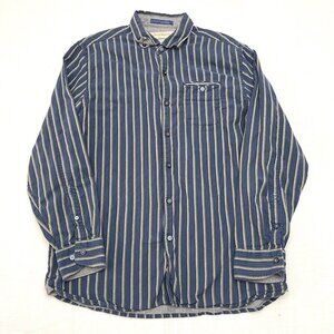 Tommy Bahama Men’s Island Modern Fit‎ Blue Long Sleeve Shirt Size Medium